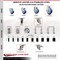 Service Caster 5 Inch 316SS Blue Poly Swivel 1-3/8 Inch Expanding Stem Caster Brake SCC, 2PK SS316EX20S514-PPUB-BLUE-2-TLB-2-138 - alternate 4